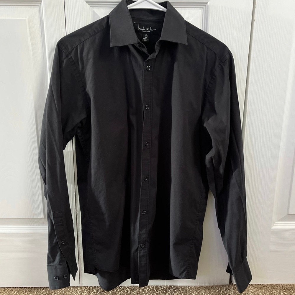 Black business/office attire shirt